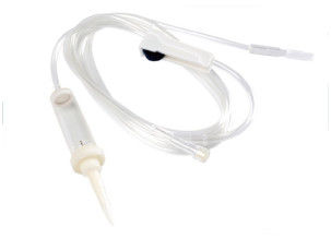 20 drops Customized Pvc Tube Admin Y Type Infusion Set Steril With Flow Regulator
