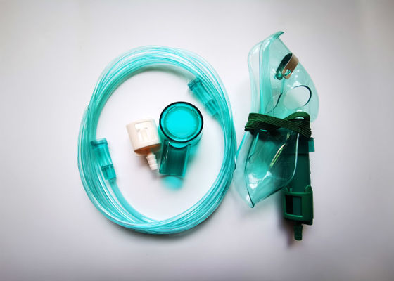Medizinische Respirator-Gesichtsmaske Venturi-Sauerstoff-Lieferungs-Geräte PVCs XL transparent