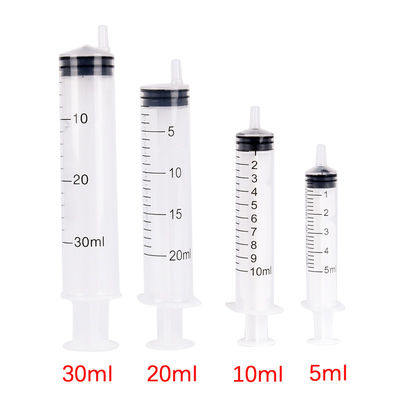 Sterile Wegwerfspritzen Luer schließen nicht wärmeerzeugendes drei Teil 10 ml 20 ml zu