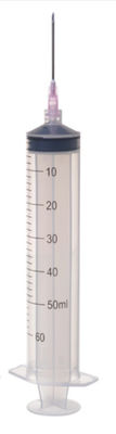Luer-Verschluss-hypodermatische sterile Spritze NICHT WEGWERFTOXISCHE SUBSTANZ drei Teil 50 ml 60 ml