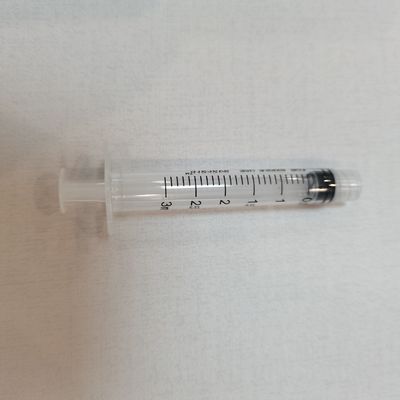 Luer Lock Konzentrische Spritzen, durch EO sterilisiert Drei Teile 3 ml zur Injektion