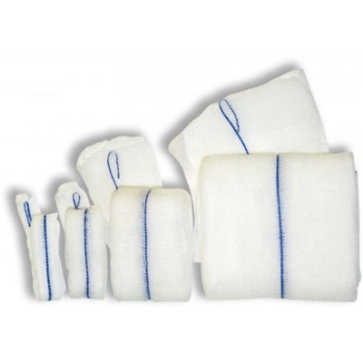 100% Baumwolle Medizinische Versorgung Einweg-Gauze-Swab Hersteller Absorptions-Gauze-Swabs Steril weißes Wundverband