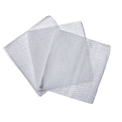 Hergestellt aus 100% Baumwolle Sponge Sponge Lieferant mit CE Chirurgische medizinische sterile Absorptionssponge Sponge Sponge Sponge weiße Wundverband