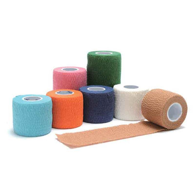 Zusammengestellte Muster Gase und Verband Weiches Kohäsives Elastisches Selbstklebendes Verbandswrap