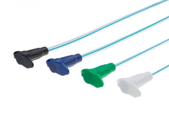 Medical 4-22FR PVC Feeding Tube Disposable Rectangular Tube with Multicolour Marking