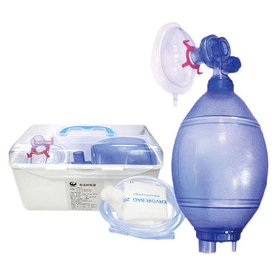 Medizinischer Wegwerf-Ambu-Taschen-Griffs-künstlicher Notfallmanueller Resuscitator Resuscitator PVCs manueller