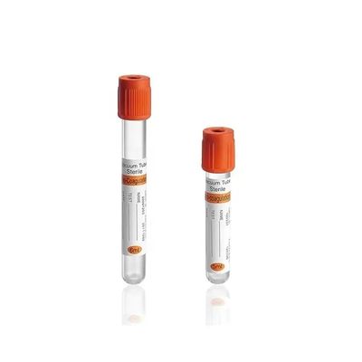 Pro-Koagulationsröhrchen aus PET oder Glasmaterial, sterilisiertes Vakuum-Blutentnahmeröhrchen