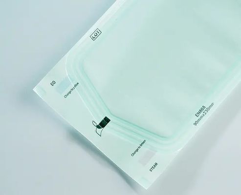 Zahnmedizinisches selbstdichtendes Sterilisations-Beutel-Papier für das medizinische sterile Wegwerfverpacken