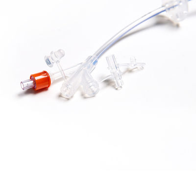 Einzelnes glattes weiches medizinischer Grad-Silikon-Gastrostomie-Rohr Kit For Hospital des Gebrauchs-Fr12-Fr24