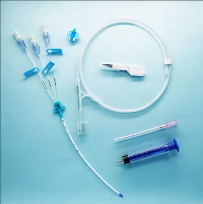 Zentrale Venenkatheter Triple Lumen Medical CVC Kit zur Verabreichung von Medikamenten und Überwachung des zentralen Venendrucks